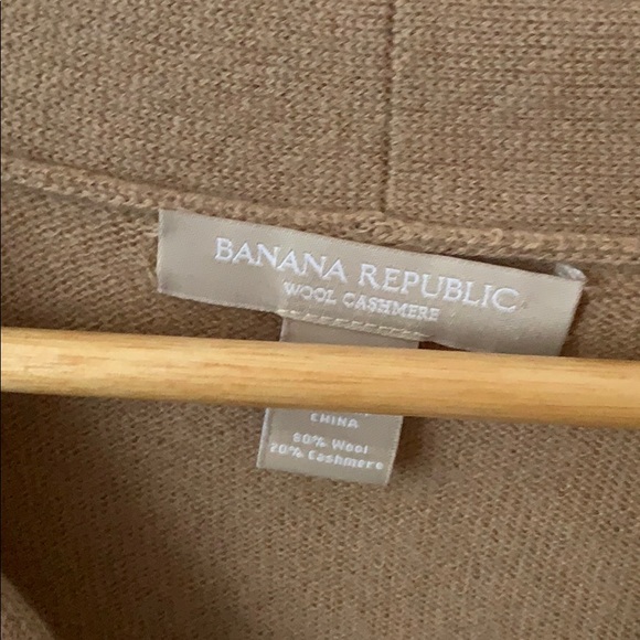 Banana republic wool cashmere sweater tan small - Picture 2 of 5